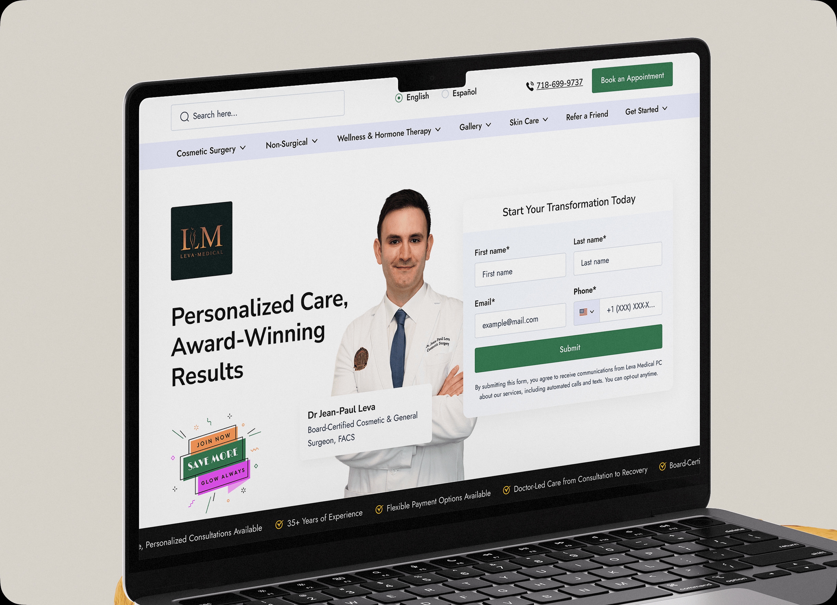 Website screenshot