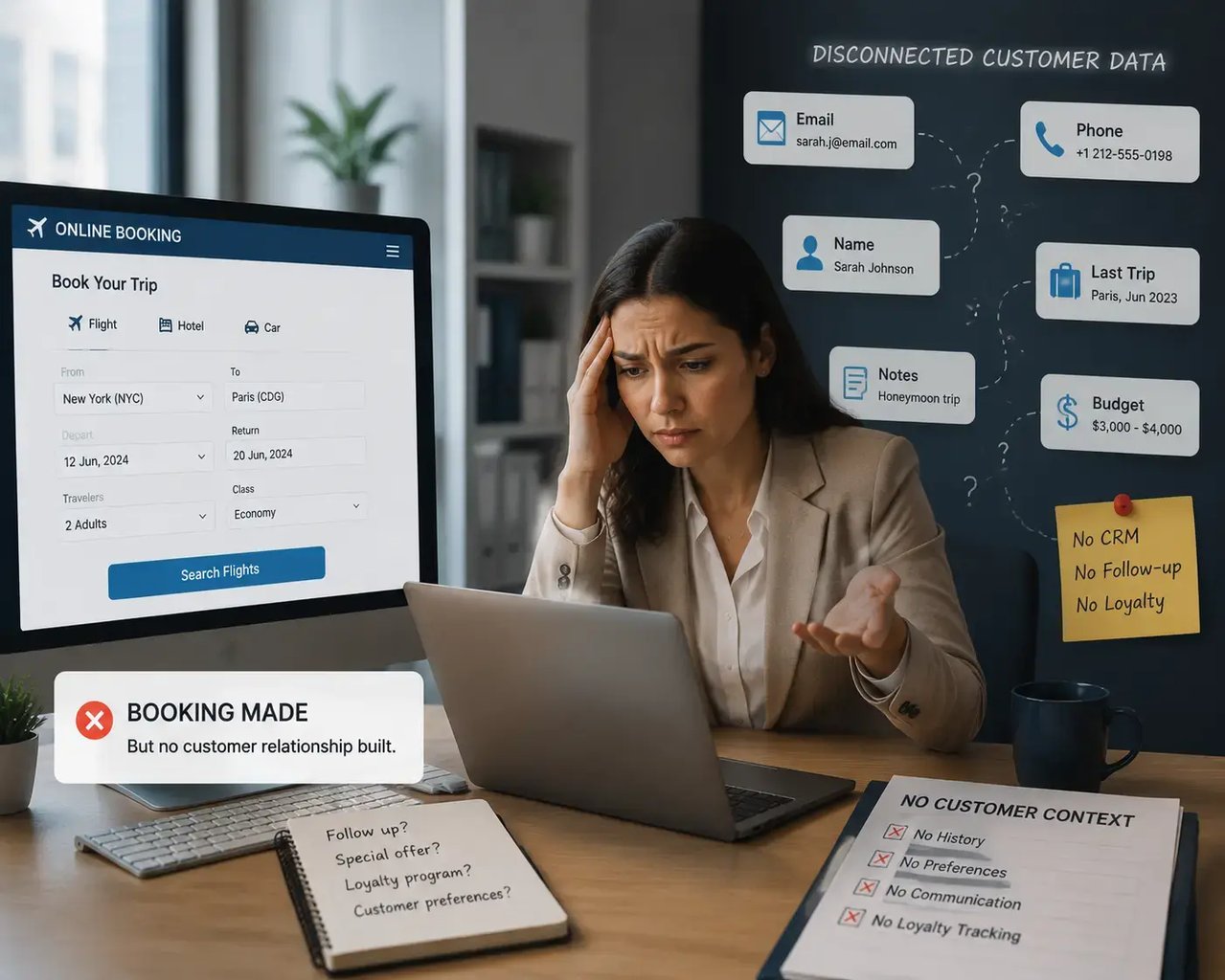 Booking Systems Dont Manage Customer Relationships