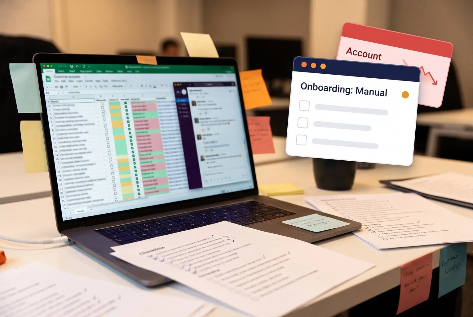 Manual Onboarding and Churn Blindness