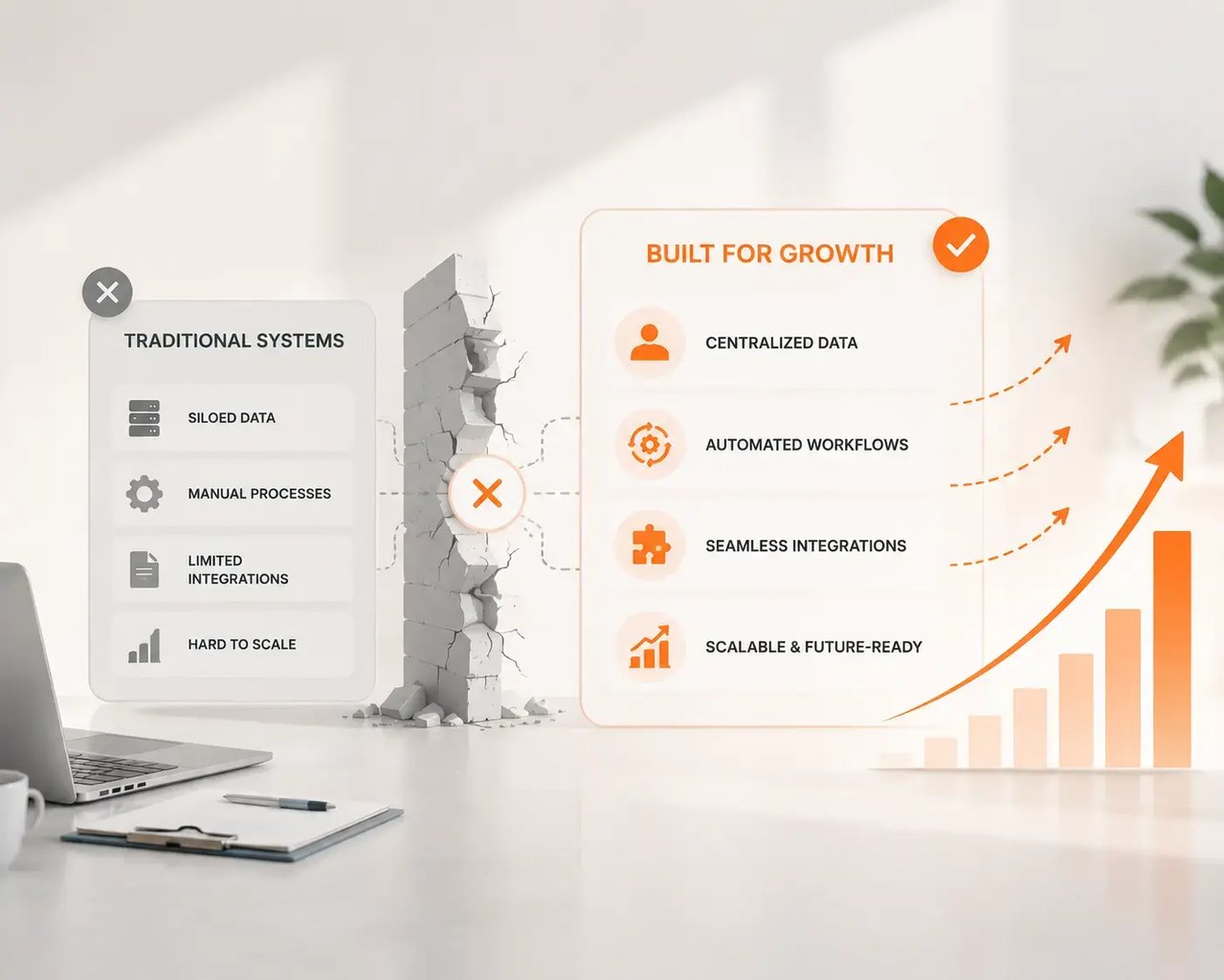 Traditional Systems Lack Growth Capabilities