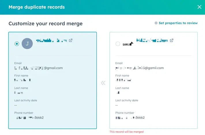 Manual data deduplication