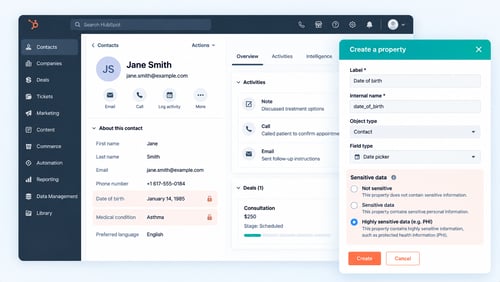 What Counts as PHI Inside a HubSpot Record