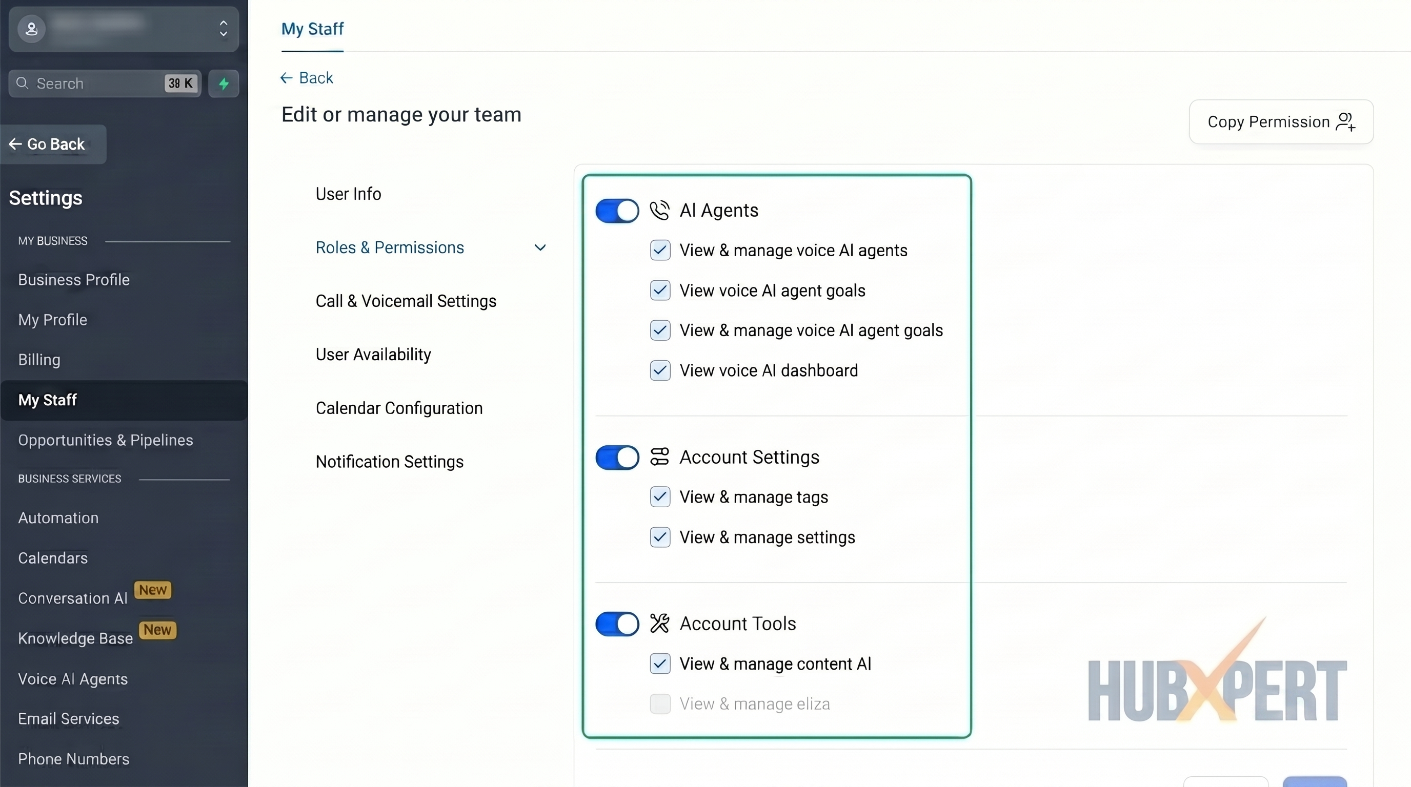 gohighlevel-my-staff-roles-permissions-setup by hubxpert