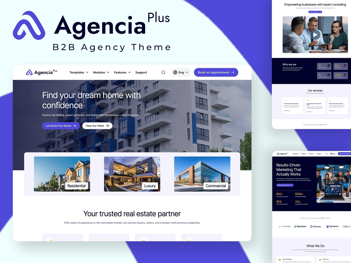 Modern Web Design Templates & Layout Patterns