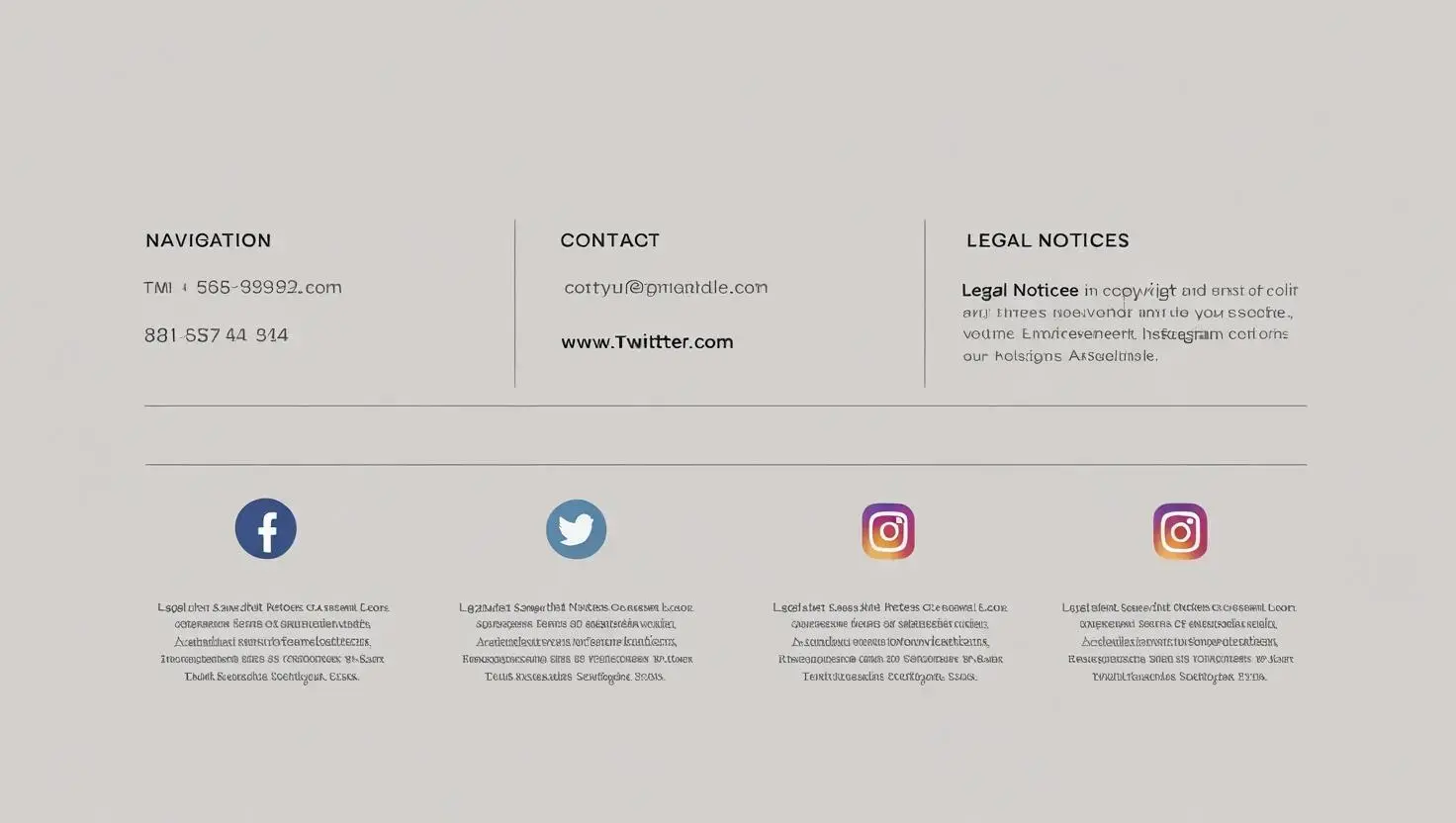 Footer: The Final Flourish