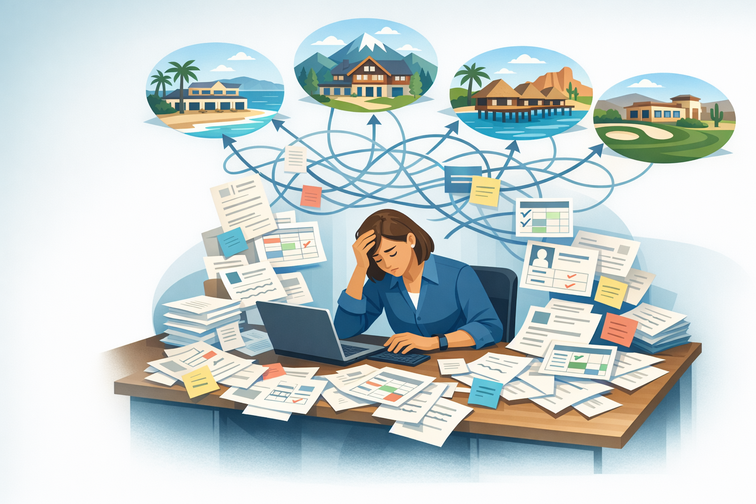 Efficient Booking System for Multiple Resorts