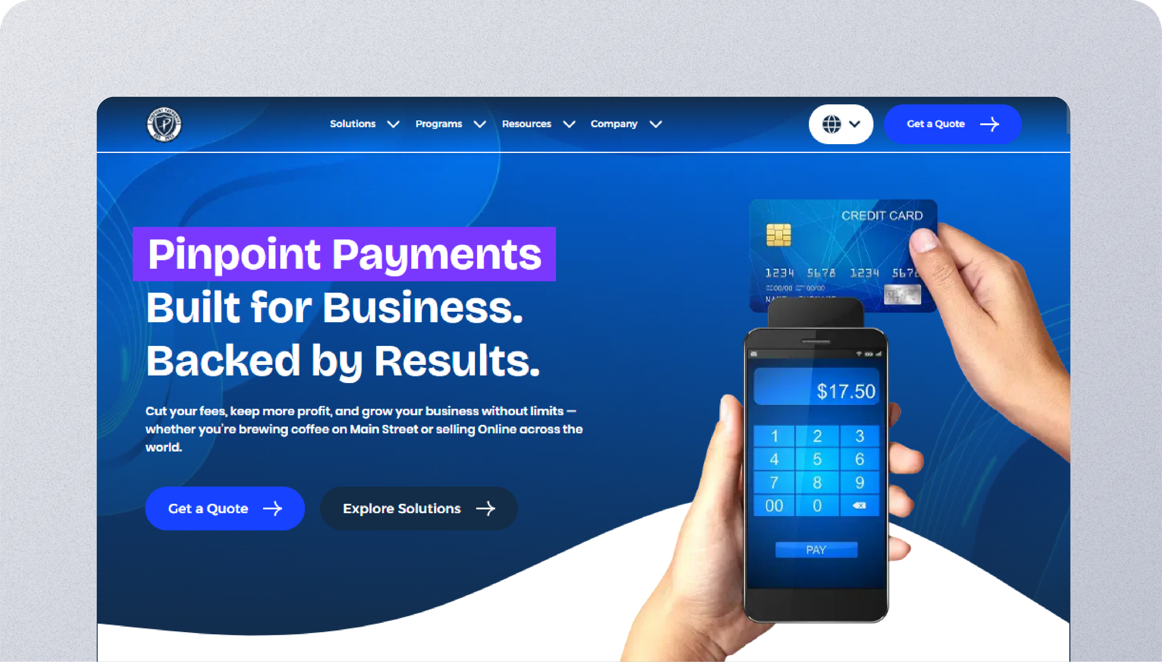 Website Redesign & SEO Upgrade for Pinpoint Payments