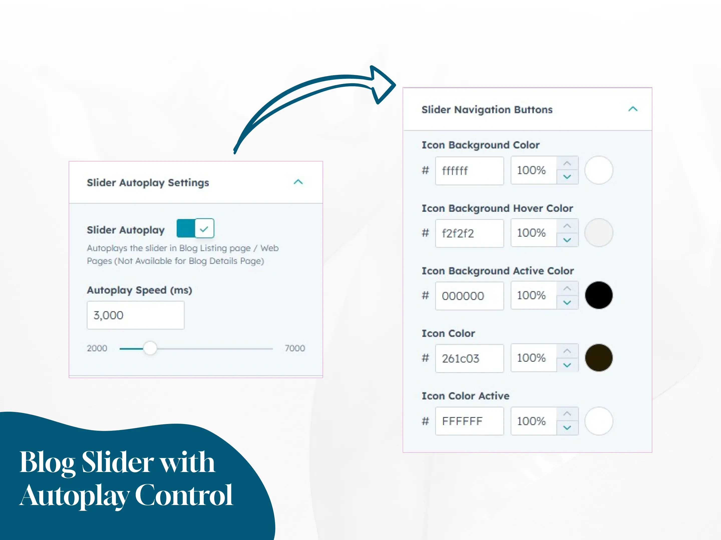 Blog Slider with Autoplay Control