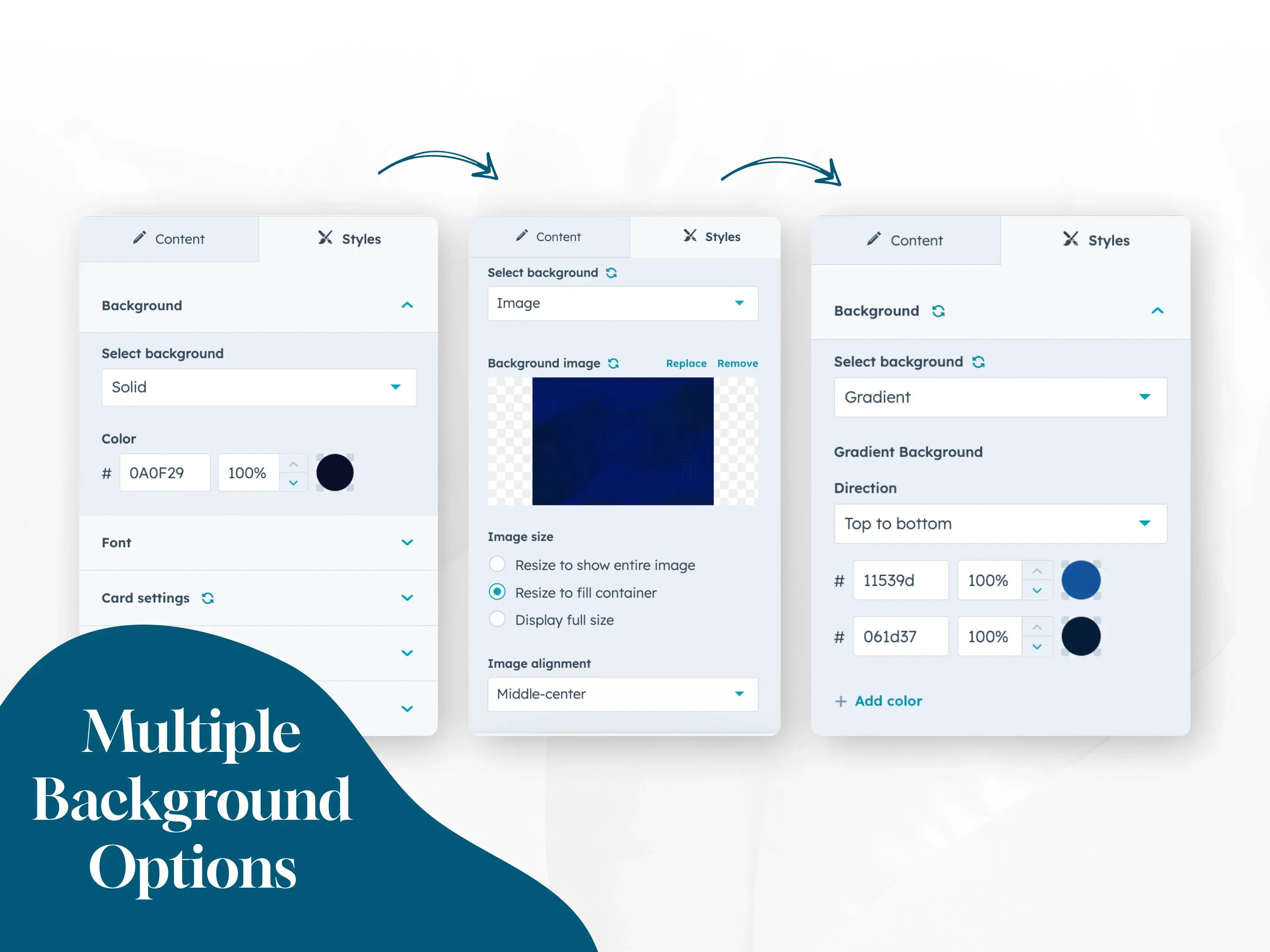 Custom Background Options