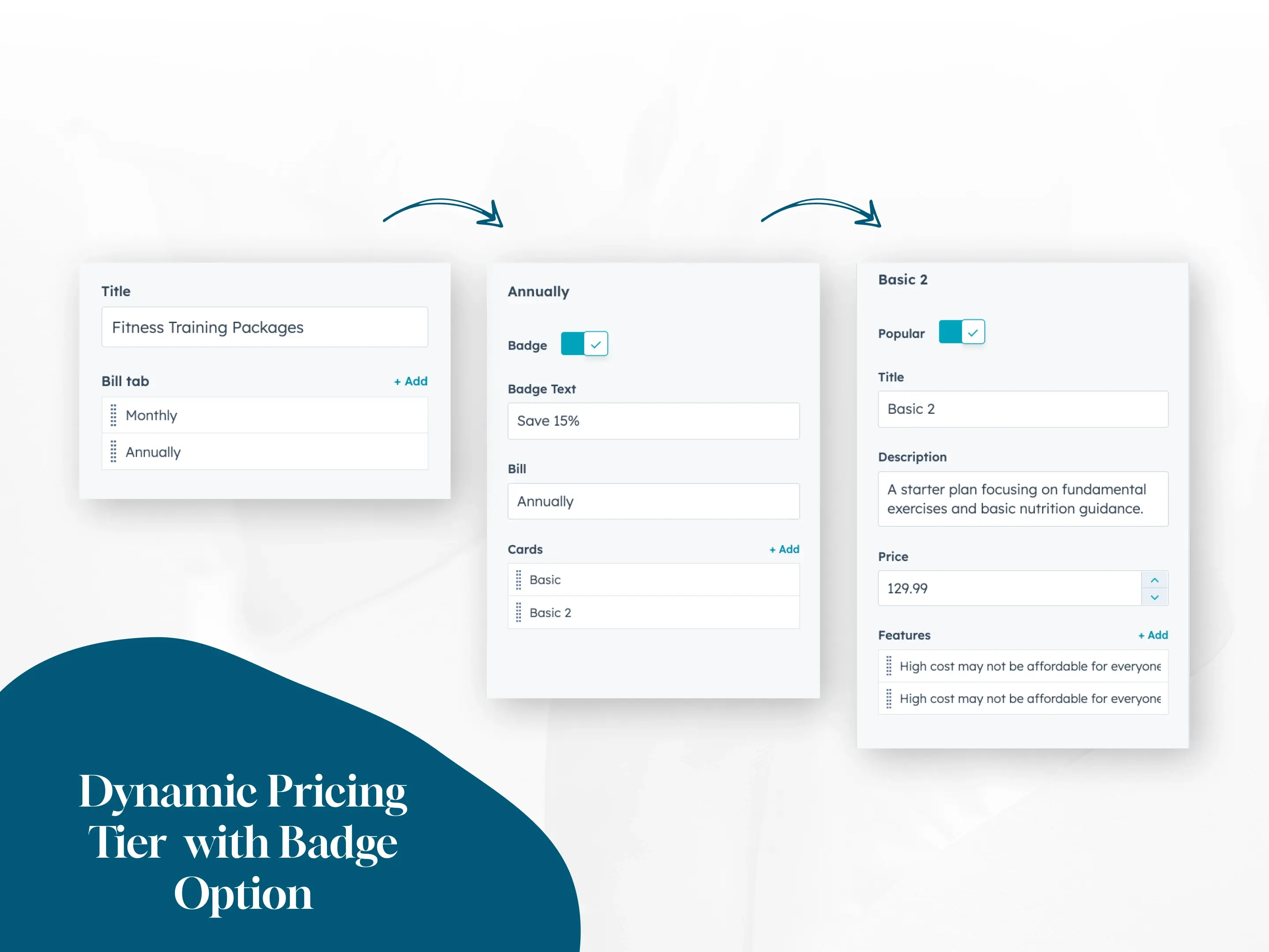 Dynamic Pricing Tier with Badge Option