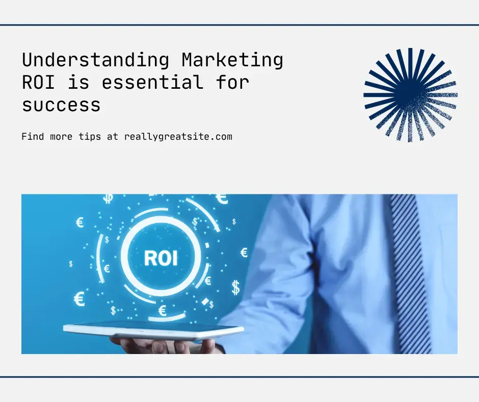 Facebook Post - Understanding Marketing ROI is essential for success