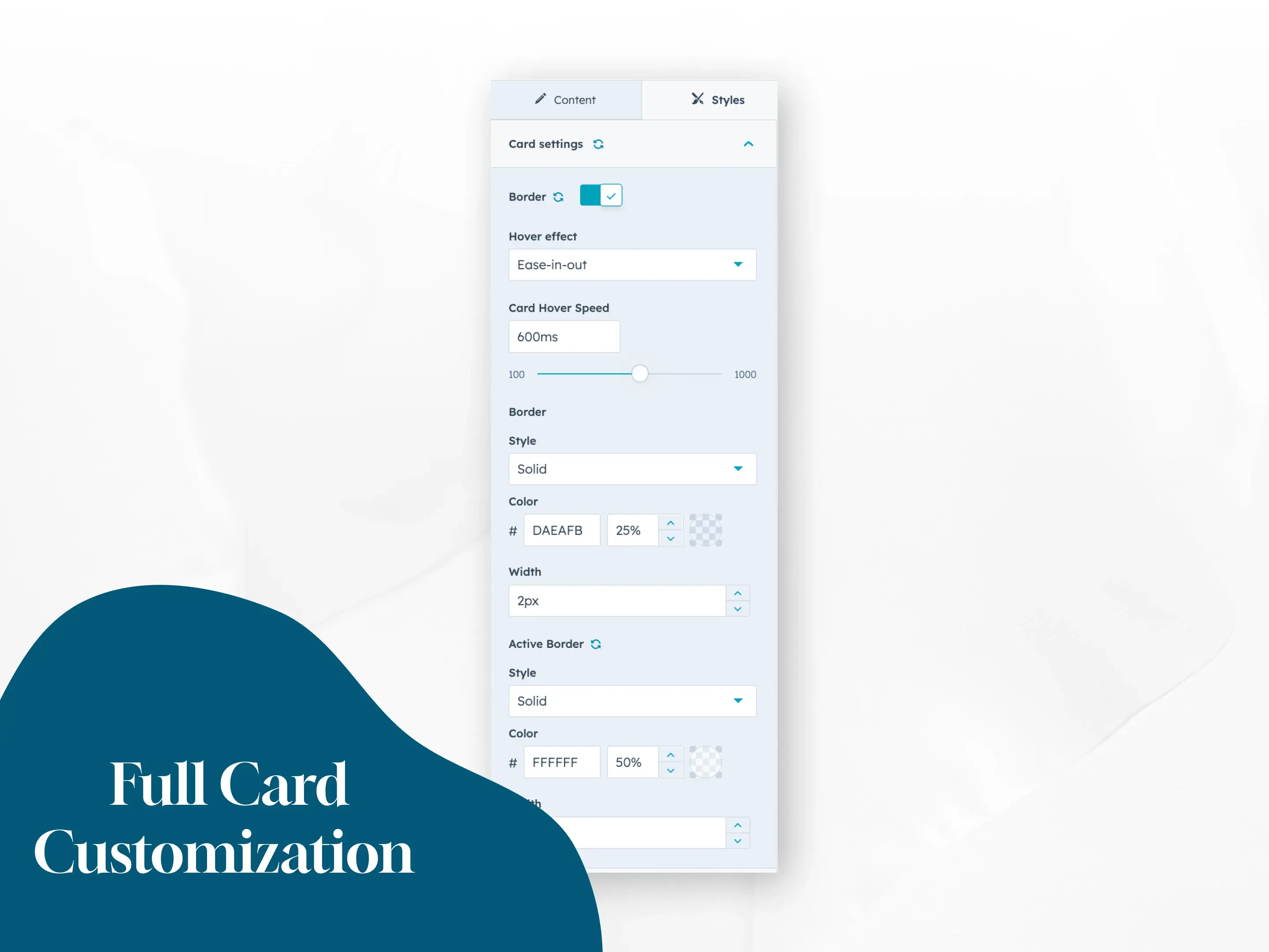 Full Card Customization