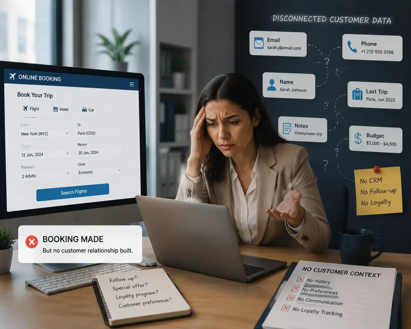 Booking Systems Dont Manage Customer Relationships