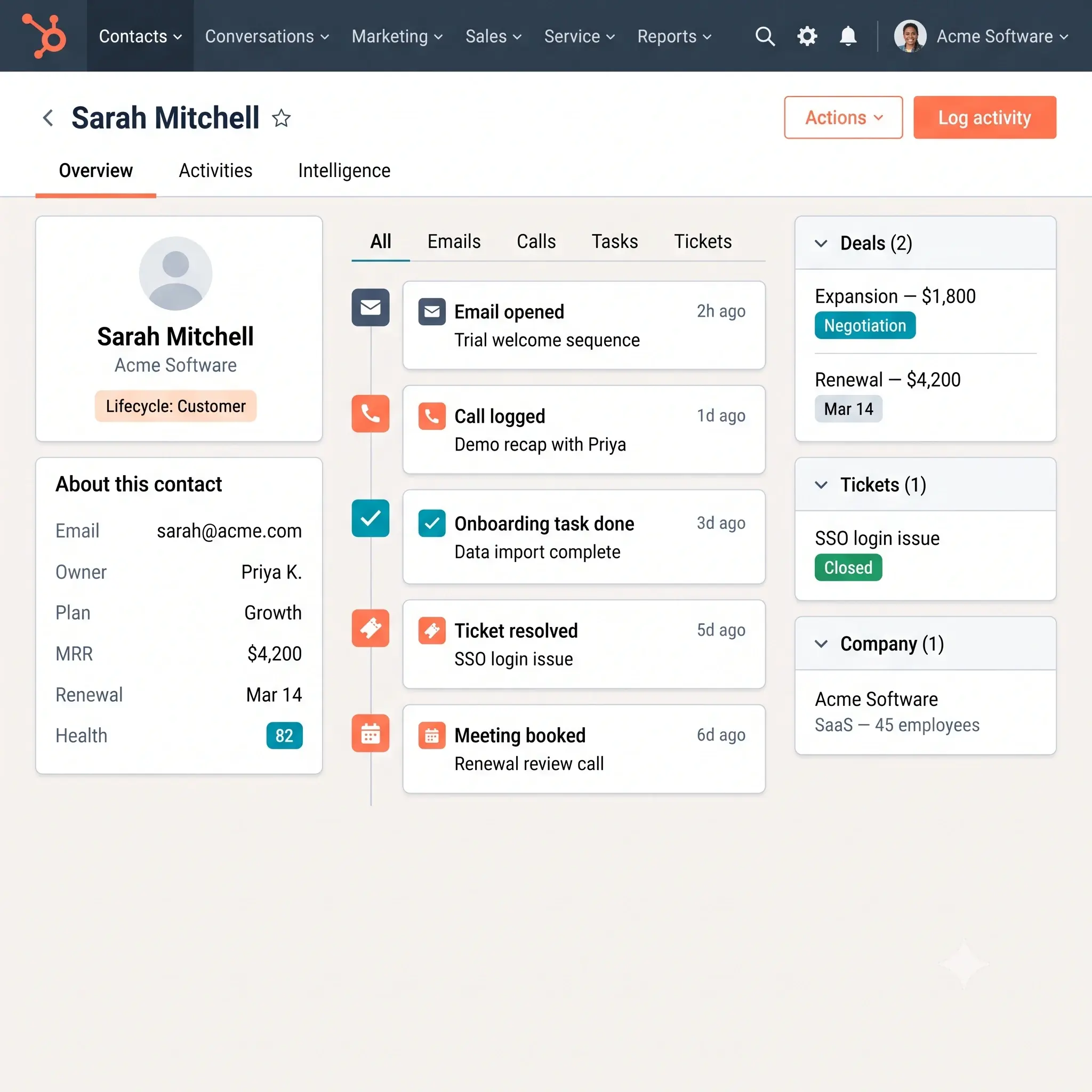 Centralized Customer Data