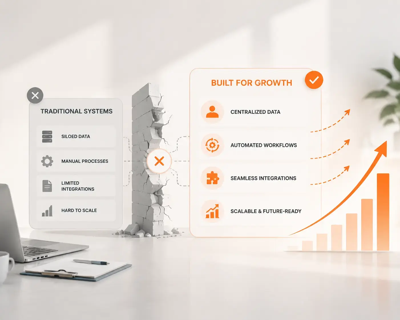 Traditional Systems Lack Growth Capabilities